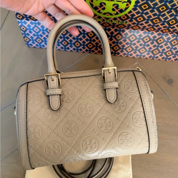 Tory Burch Light Gray Mini Bag cross body - Picture 3 of 11